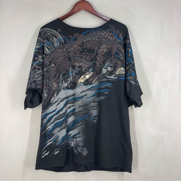 Women’s Black Top Vintage Style . - Picture 1 of 7